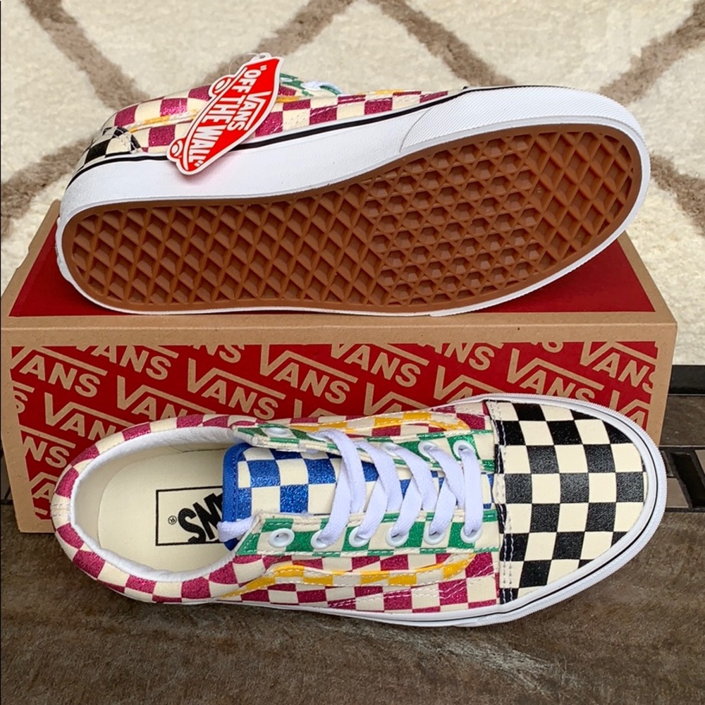 • VANS OLD SKOOL GLITER CHECK MULTITRWHT WMNS - Picture 3 of 16